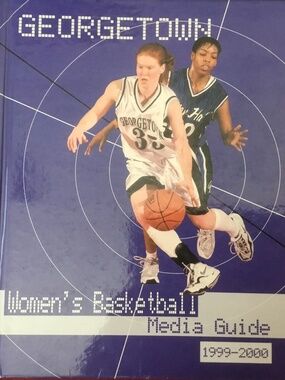 Azzi Fudd - WNBA- Mother’s Katie Duffy Georgetown Media Guide (Cover) Hardcover